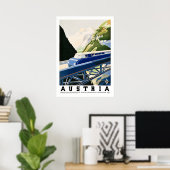 ヴィンテージオーストリア鉄道旅行ポスター | レトロアルプス ポスター (ホームオフィス)