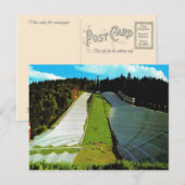 ヴィンテージオーストリア、インスブルックオリンピックスキージャンプ ポストカード (正面/裏面)