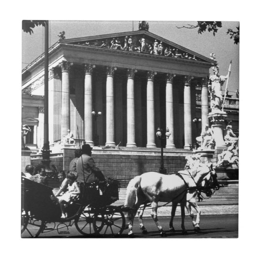 ヴィンテージオーストリア・ウィーン議会 タイル (正面)