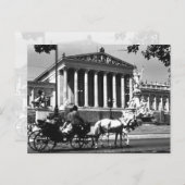 ヴィンテージオーストリア・ウィーン議会 ポストカード (正面/裏面)