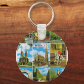 ヴィンテージオーストリア、ウィーン、ウィーン、マルチビュー キーホルダー (正面)