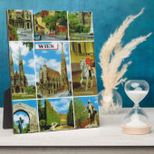 ヴィンテージオーストリア、ウィーン、ウィーン、マルチビュー フォトプラーク (側面)