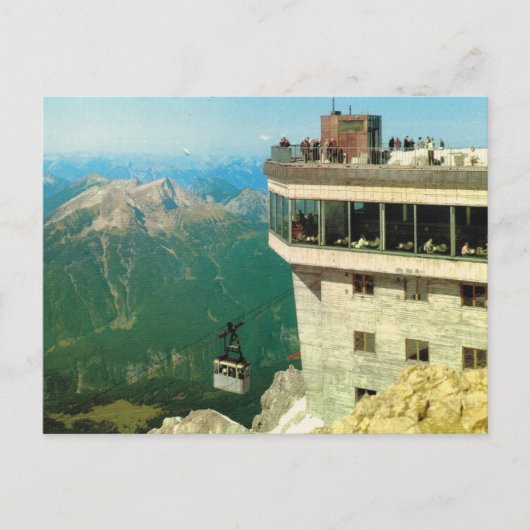 ヴィンテージオーストリア、ツグスピッツ ポストカード (正面)