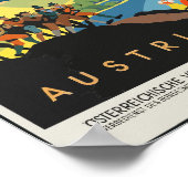 ヴィンテージオーストリア ポスター (角)