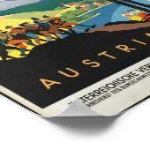 ヴィンテージオーストリア・ポスター ポスター (角)