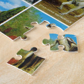 ヴィンテージオーストリア、Wien、ウィーン、Multiview ジグソーパズル (側面)