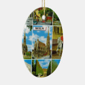 ヴィンテージオーストリア、Wien、ウィーン、Multiview セラミックオーナメント (右)