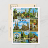 ヴィンテージオーストリア、Wien、ウィーン、Multiview ポストカード (正面/裏面)