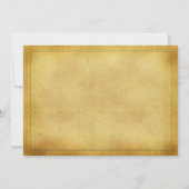 ヴィンテージオータムカントリーフローラ結婚式招待状 招待状 (裏面)