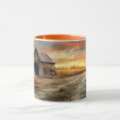 ヴィンテージオータムカントリーロードアンドバーン マグカップ (中央)