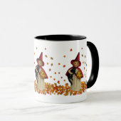 ヴィンテージオータムガールマグ マグカップ (正面右)