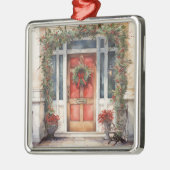 ヴィンテージオーテ飾ルクリスマスドア メタルオーナメント (左)