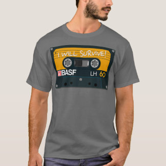 ヴィンテージオーディオテープBASF 生き延び Iが Tシャツ