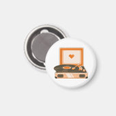 ヴィンテージオーディオLPビニールレコードプレーヤー磁石 マグネット (正面/裏面)