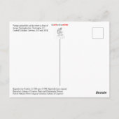 ヴィンテージオートインフロントオブジョージワシントンイン ポストカード (裏面)