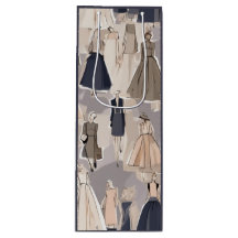 ヴィンテージオートクチュールイラストレーションスワッグバッグ