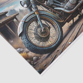 ヴィンテージオートバイのデコページ 薄葉紙 (詳細)