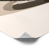 ヴィンテージオートバイのポスター ポスター (角)