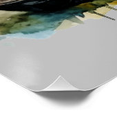 ヴィンテージオートバイアートプリントクラシックデザインポスター ポスター (コーナー)