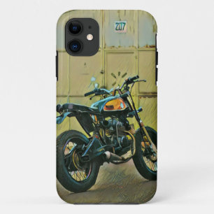 ヴィンテージオートバイアート iPhone 11 ケース