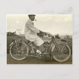 ヴィンテージオートバイフォトサーカ1915 ポストカード