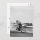 ヴィンテージオートバイレース ポストカード (正面/裏面)