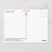 ヴィンテージオートバイレース ポストカード (裏面)