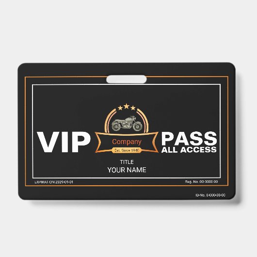 ヴィンテージオートバイ バッジ (正面)