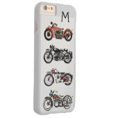 ヴィンテージオートバイ・モノグラム Case-Mate iPhoneケース (裏面/右)