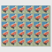 ヴィンテージオートレース ラッピングペーパー (フラット)