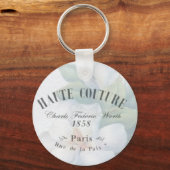 ヴィンテージオートーオートクチュールファッションデザイン キーホルダー (裏面)