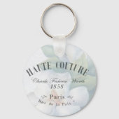 ヴィンテージオートーオートクチュールファッションデザイン キーホルダー (裏面)