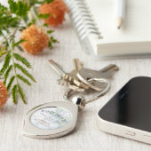 ヴィンテージオートーオートクチュールファッションデザイン キーホルダー (側面)