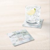 ヴィンテージオートーオートクチュールファッションデザイン スクエアペーパーコースター (インサイチュ)