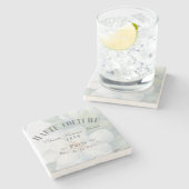 ヴィンテージオートーオートクチュールファッションデザイン ストーンコースター (横)