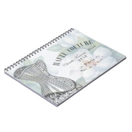 ヴィンテージオートーオートクチュールファッション ノートブック