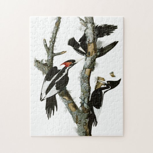 ヴィンテージオードボンアイボリーハングルペッカー絵画ズ ジグソーパズル (縦)