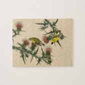 ヴィンテージオードボンアメリカン金魚絵画鳥 ジグソーパズル (横)