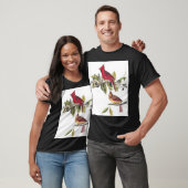 ヴィンテージオードボンノーザン（鳥）ショウジョウコウカンチョウ絵画ズ Tシャツ (ユニセックス)