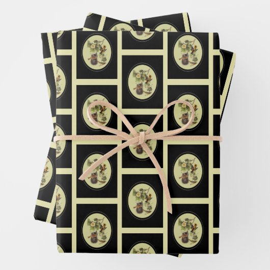 ヴィンテージオードボンバードトロピアルオリオール ラッピングペーパーシート (インサイチュ)