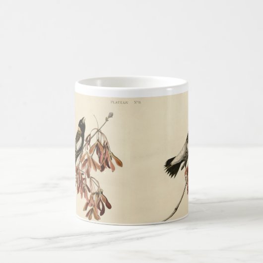 ヴィンテージオードボンボボリ絵を描ンクのギフトコーヒーマグ コーヒーマグカップ (中央)