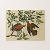 ヴィンテージオードボンモーニング鳩絵画鳥の贈り物 ジグソーパズル (横)