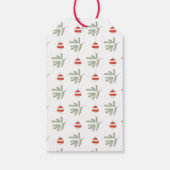 ヴィンテージオーナメントクラフト紙クリスマス ギフトタグ (裏面)