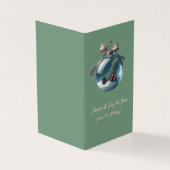 ヴィンテージオーナメントクリスマスカード (外部)