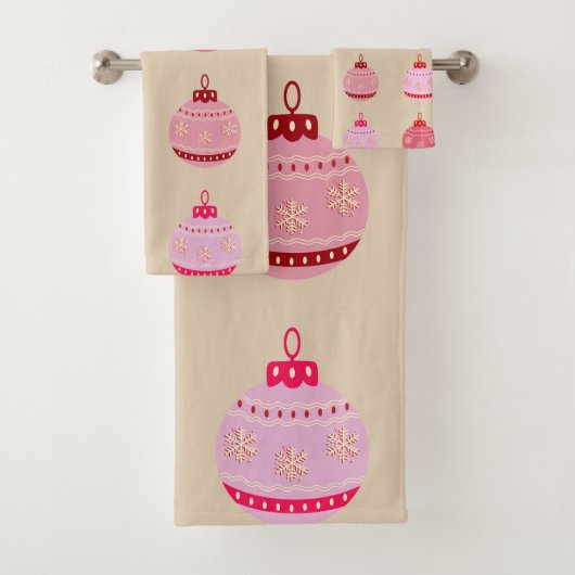 ヴィンテージオーナメントクリスマス バスタオルセット (インサイチュ)