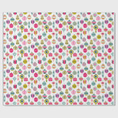 ヴィンテージオーナメントクリスマス ラッピングペーパー (フラット)