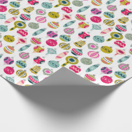 ヴィンテージオーナメントクリスマス ラッピングペーパー