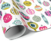 ヴィンテージオーナメントクリスマス ラッピングペーパー (ロールコーナー)