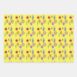 ヴィンテージオーナメントセット ラッピングペーパーシート