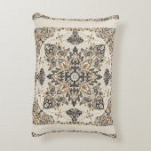 ヴィンテージオーナメントペイズリーバンダナプリントシルクネック アクセントクッション (裏面(縦))